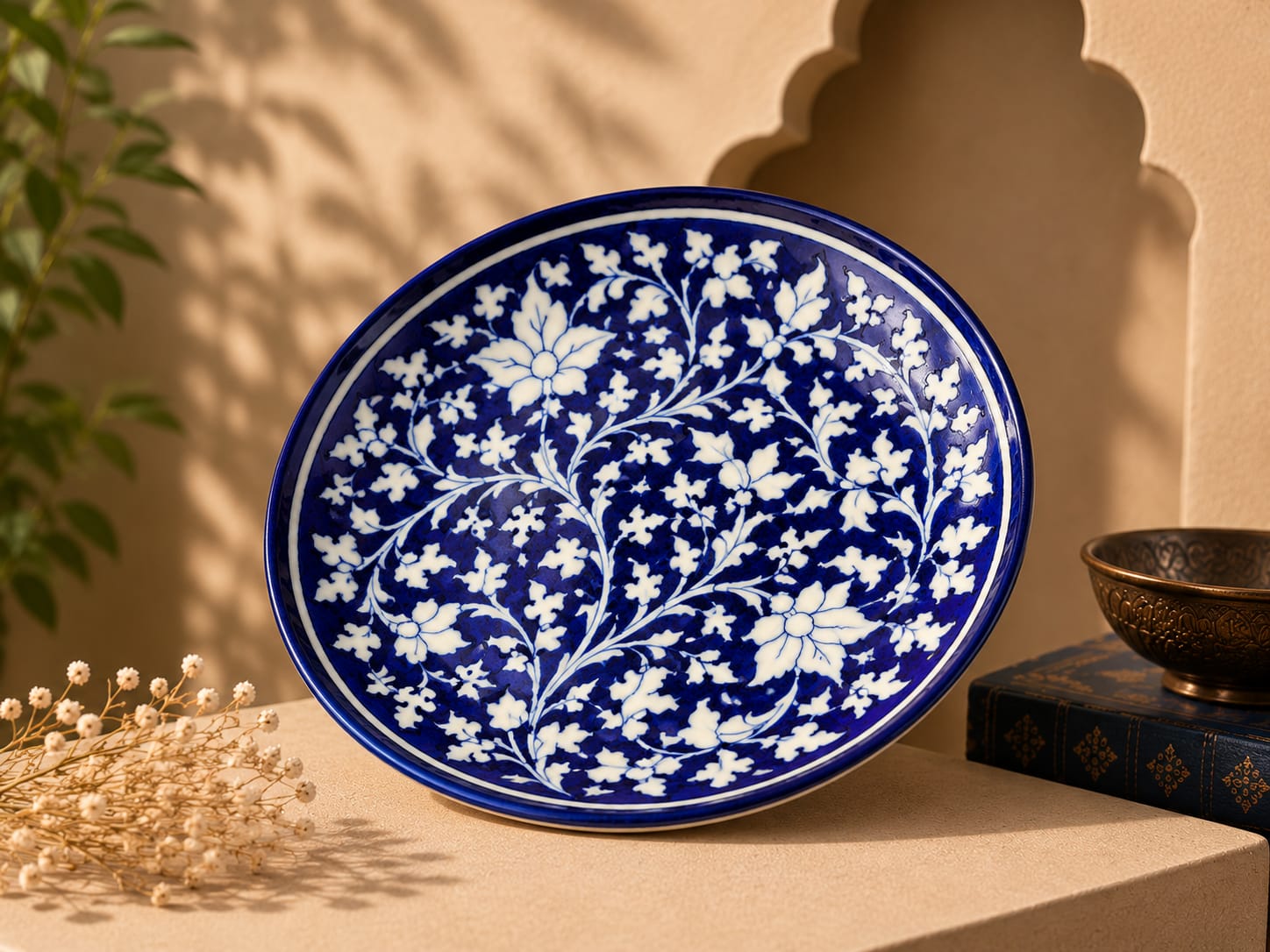 Classic Vine Wall Hanging Plate