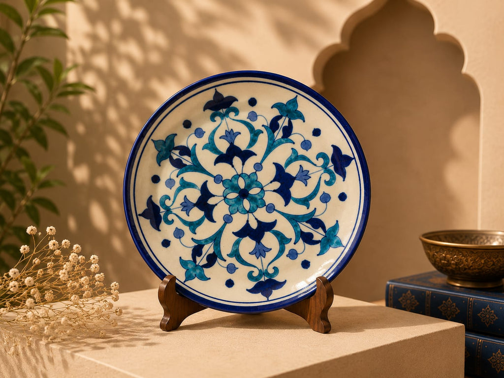 Indigo Vine Wall Hanging Plate