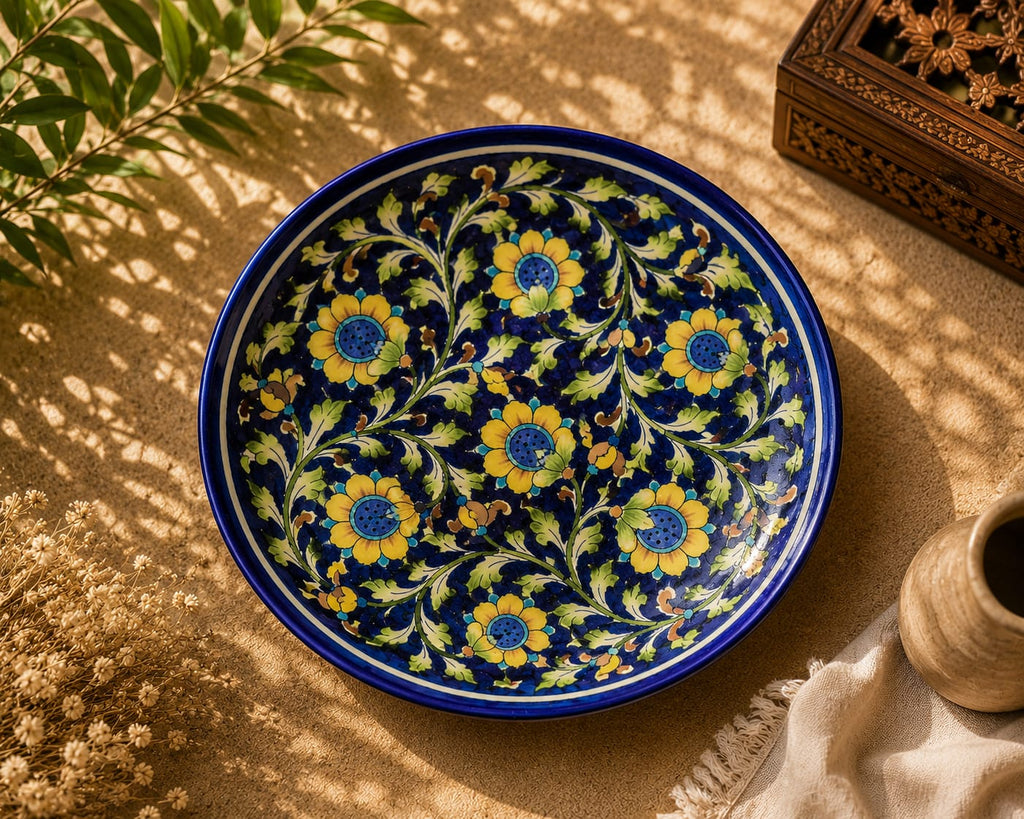 Sunflower Vine Wall Hanging Plate