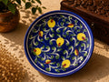 Cobalt Blossom Wall Hanging  Plate