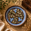 Umber Blossom Wall Hanging Plate