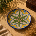 Sunburst Leaf Wall Hanging Plate