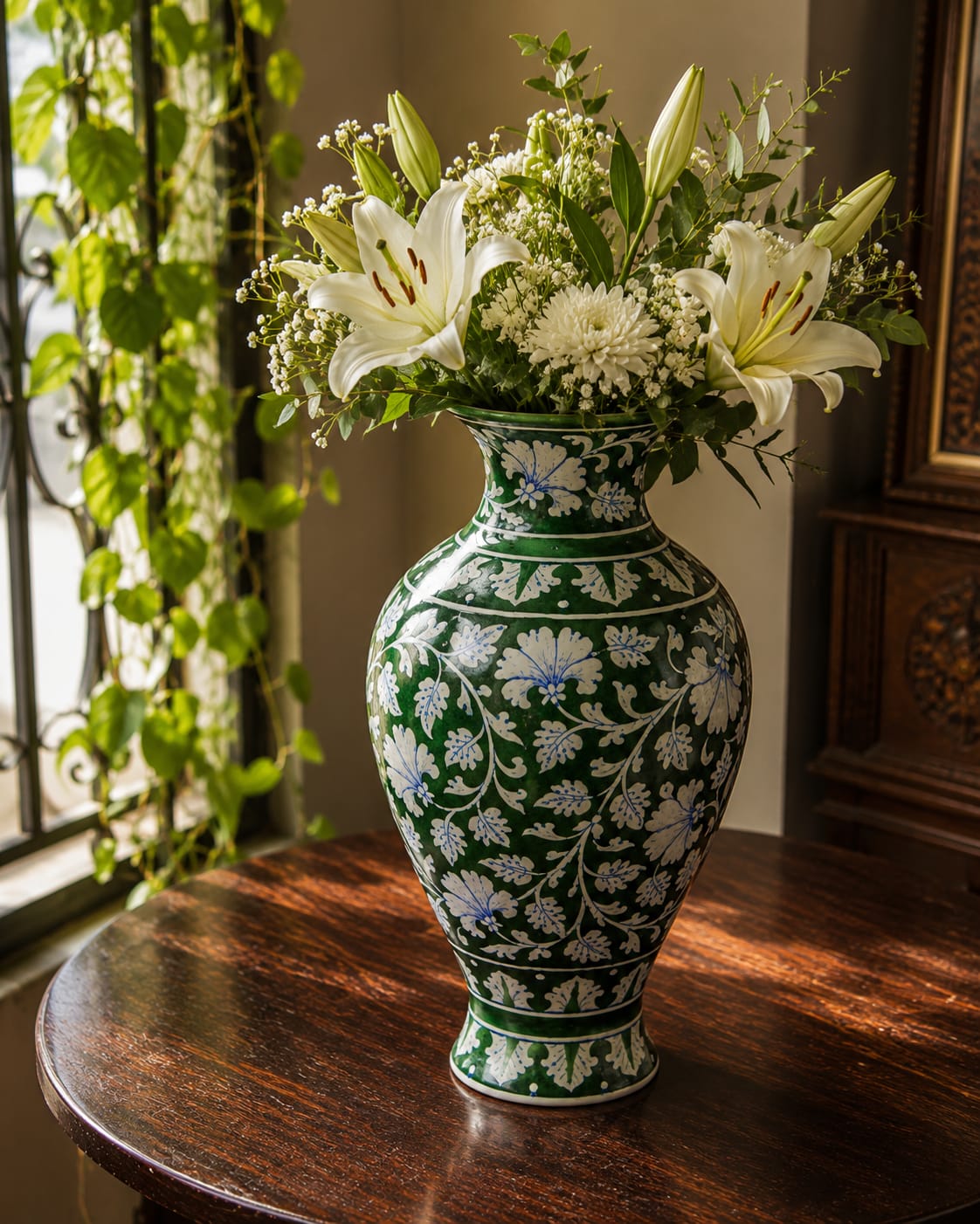 Emerald Vine Vase