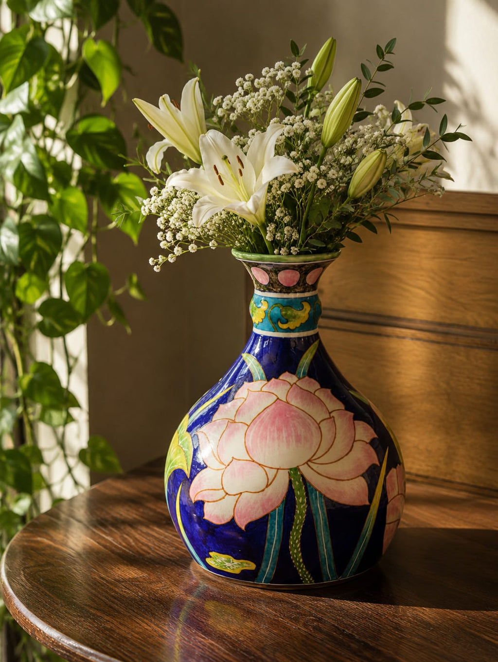 Blooming Lotus Vase