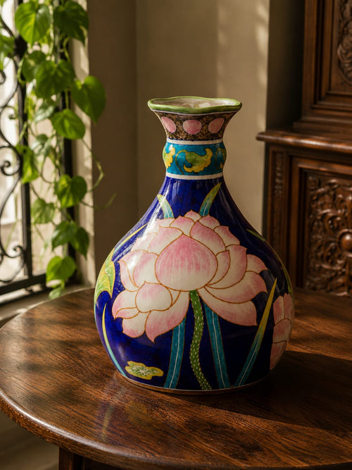 Blooming Lotus Vase