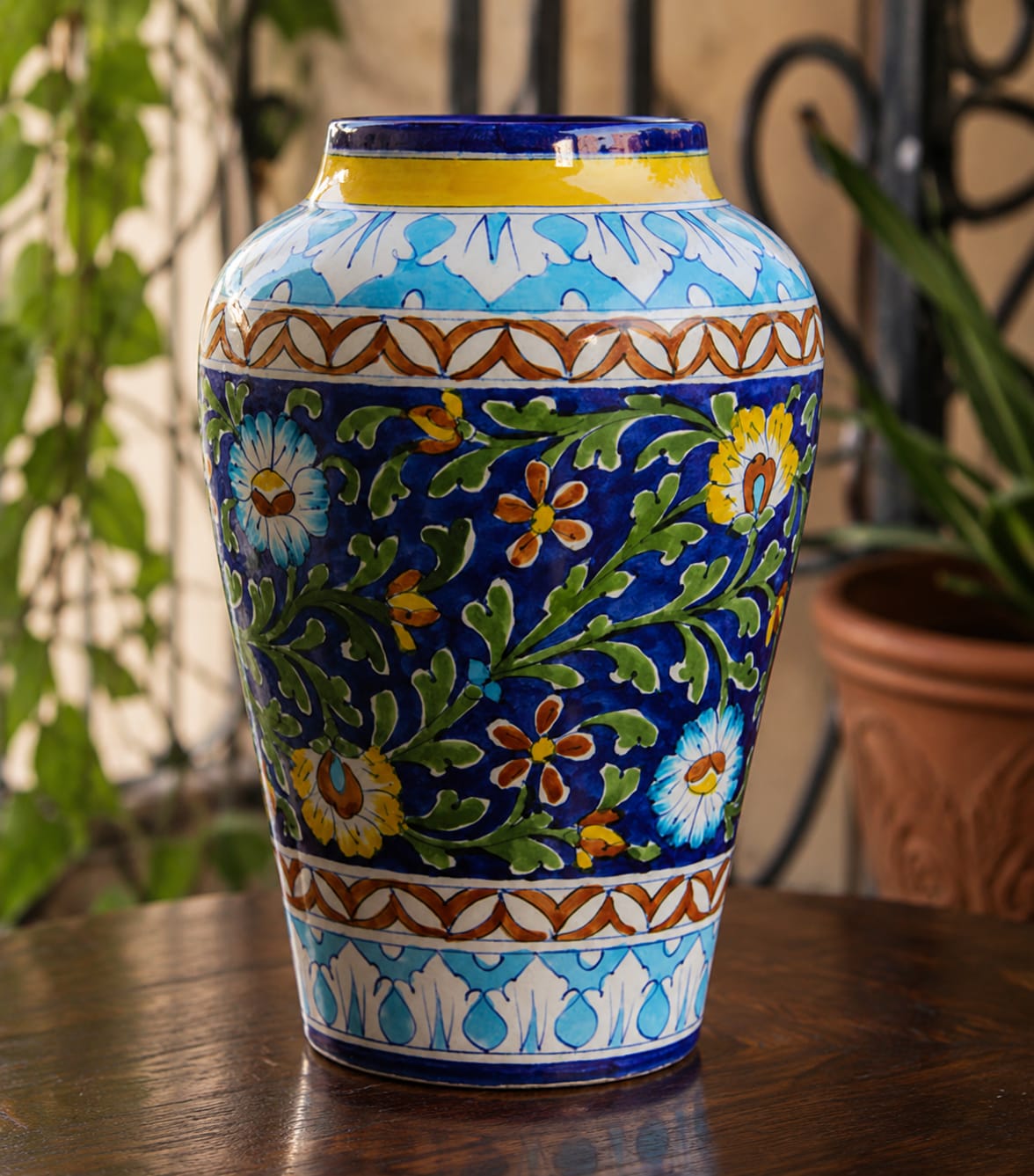 Multicolour Daisy Vase